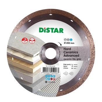 Алмазный диск Distar 1A1R Hard ceramics Advanced (200 х 1.3 мм, 25.4 мм) отрезной круг 11120349015 (10229)