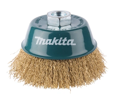 Проволочная щетка Makita D-39805 (100 мм, 0.3 мм) чашечная латунная для УШМ (6685)