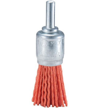 Чашкова нейлонова щітка Makita D-45668 (12 мм, 6 мм, К80) вузька для грубої очистки (30681)
