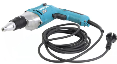 Сетевой шуруповерт для гипсокартона Makita FS2300 (570Вт, 25Нм, 1/4") с регулируемой глубиной заворачивания (4616)
