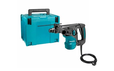 Мережевий перфоратор Makita HR3001CJ (SDS-Plus, 1050 Вт) з обмежувачем глибини + Кейс Makpac (6329)