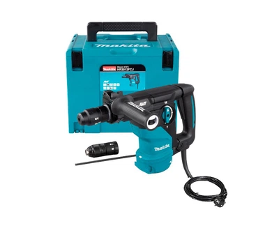 Сетевой перфоратор Makita HR3012FCJ (SDS-Plus, 1050 Вт) с быстросъемным патроном + Кейс Makpac (6330)
