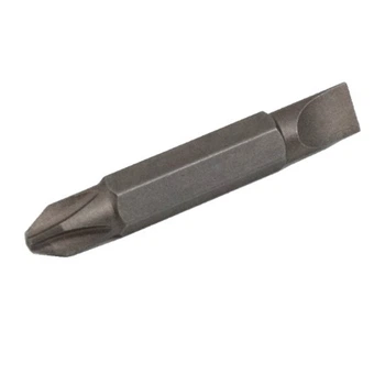 Двусторонняя бита PH2+SL Makita 784637-8 (45 мм, 1/4") крестообразная шлицевая плоская (6453)