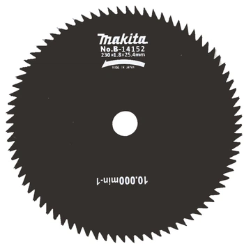 Режущий диск Makita B-14152 (230x25.4 мм, 80T) нож для тримеров и бензокос (7572)