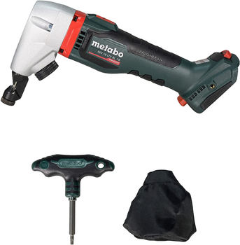 Акумуляторні висічні ножиці по металу Metabo NIV 18 LTX BL 1.6, Каркас (Картон) 601614850 (8081)