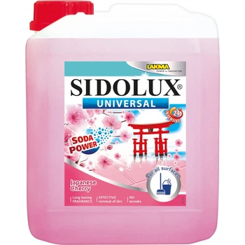 Моющее средство для мытья полов с ароматом японской вишни LAKMA SIDOLUX uniwersalny JAPANESE CHERRY 5 л универсальный (3531)