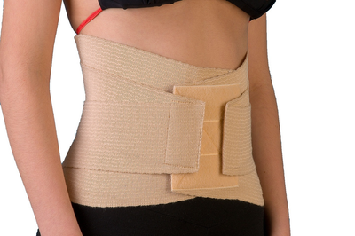 Корсет пояс для спини і талії утягуючий ортопедичний еластичний поперековий з ребрами жорсткості ВІТАЛІ розмір №5 (2910)