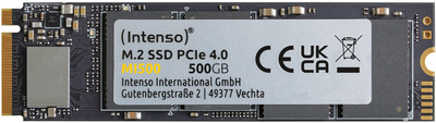 Dysk SSD Intenso MI500 500GB M.2 NVMe PCI Express 4.0 x4 3D NAND TLC (3836450)