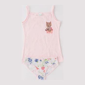 Детский комплект (майка + трусы) для девочки United Colors of Benetton 162 988 98-104 см Розовый (LV2200004429014)