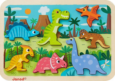 Puzzle układanka Janod Dinosaurs (3700217370541)