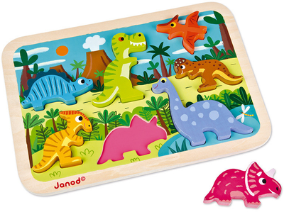 Puzzle układanka Janod Dinosaurs (3700217370541)