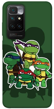 TPU чохол Demsky Green turtles для Xiaomi Redmi 10