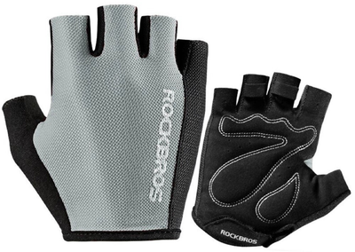 Rękawiczki rowerowe Rockbros S099GR XL Szare (7016802869267)