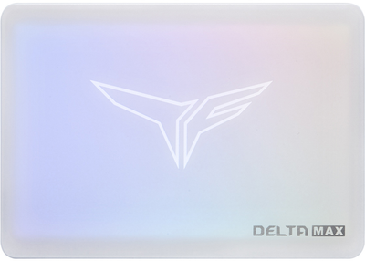 Dysk SSD Team Group Delta MAX LITE RGB 1 TB 2.5" SATA 6 Gb/s Aurora White (T253TM001T0C425)