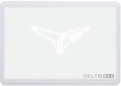 Dysk SSD Team Group Delta MAX LITE RGB 1 TB 2.5" SATA 6 Gb/s Aurora White (T253TM001T0C425)