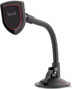 Uchwyt samochodowy magnetyczny Budi Universal Car Mount + Magnetic Bracket Holder Black (6971536925980)