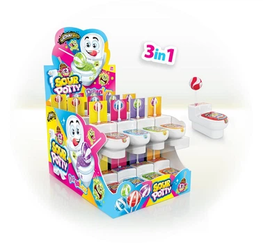Цукерка Johny Bee Sour Potty 24 шт/уп
