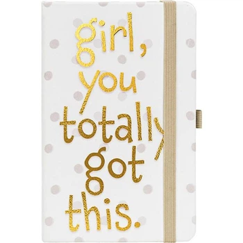 Книга записна Axent Partner, ( записник блокнот ) 125x195 мм, 96 аркушів, клітинка, Girl, you totally got this (8617-09-A)