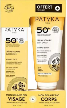 Zestaw Patyka Solaire Visage Krem przeciwsłoneczny do twarzy SPF 50+ 40 ml + Spray przeciwsłoneczny SPF 50+ 100 ml (3700591968914)