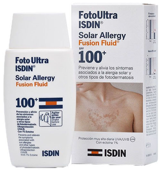 Сонцезахисний флюїд Isdin Solar Allergy FotoUltra SPF 100+ 50 мл (8470001669810)