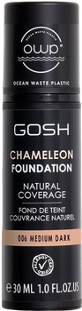 Тональна основа Gosh Chameleon Natural Coverage 006 Medium Dark 30 мл (5711914159863)