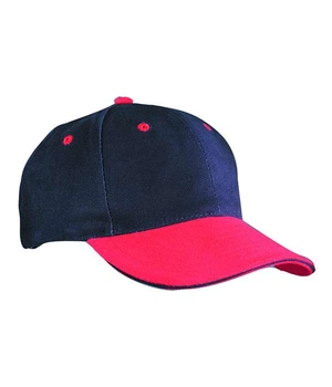 Кепка мужская Myrtle Beach 6 Panel Sandwich Cap U Темно-синий (MB0024MNRNU)