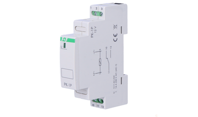 Електромагнітне реле F&F PK-1P-12V 1xNO/NC 16А/12V AC/DC DIN