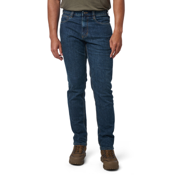 Штани тактичні джинсові 5.11 Tactical Defender-Flex Slim Jeans Basic Blue Wash W40/L32 (74465-1022)