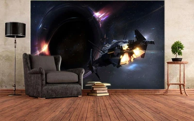 3D Фото Шпалери PHOTODECOR "Космічний корабель 2"