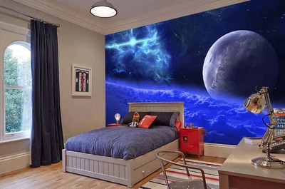 3D Фото Обои PHOTODECOR "Планета в облаках"