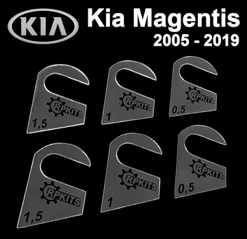 Пластини від провисання дверей Kia Magentis 2005-2019 (1 двері)