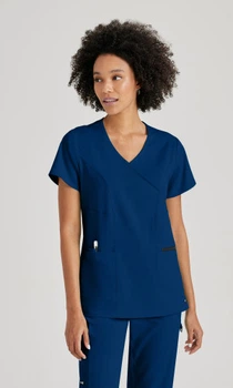 Топ медичний жіночий синій Grey's Anatomy L