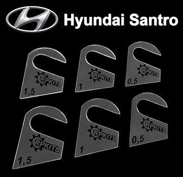 Пластини від провисання дверей Hyundai Santro (1 двері)