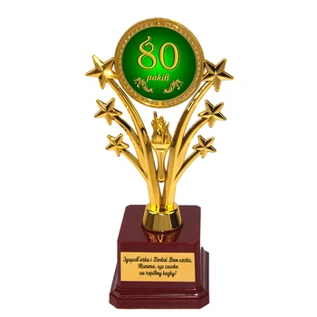 Статуэтка Юбилейная 80 лет Звёздный салют