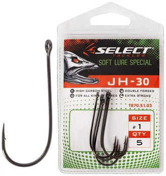 Крючок Select JH-30 #1 (5 шт / уп)