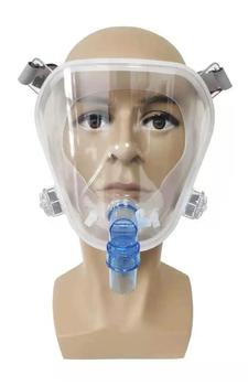 Сіпап маска повнолицева для СІПАП/БІПАП терапії, ШВЛ, неінвазивної вентиляції легень, розмір M