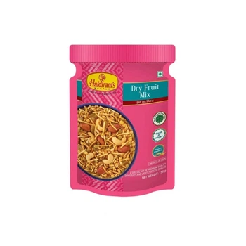 Снек Haldiram's Смесь с сухими фруктами, орехами, мунгом, запахом и полосками из нутовой муки 200г 8904004402117