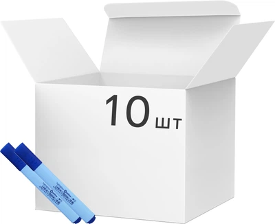 Набор текстовых маркеров Optima 2-3 мм Синий Пастель 10 шт (O15834)
