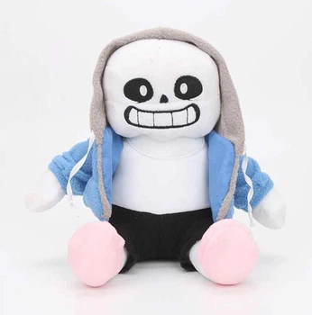 М'яка плюшева іграшка Sunti Санс Sans 20 см герой гри Undertale Андертейл
