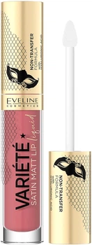Жидкая помада для губ - Eveline Cosmetics Variete Satin Matt Lip Liquid Lipstick 05 - Peach Mousse (4.5ml) (980258-197375727-2)