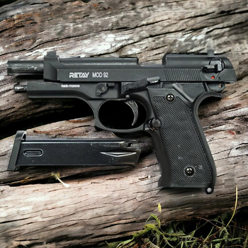 Стартовий шумовий пістолет RETAY 92 Black (Beretta 92)