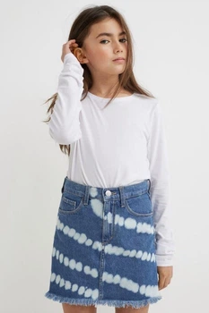 Спідниця джинсова H&M пд8074 синя 170