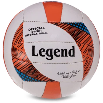 Мяч волейбольный LEGEND VB-3126 №5 PU белый-оранжевый