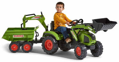 Дитячий трактор на педалях із причепом FalkClaas Axos (3016201010233)