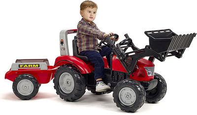 Дитячий трактор Falk Maccormick на педалях Червоний (3016203020148)