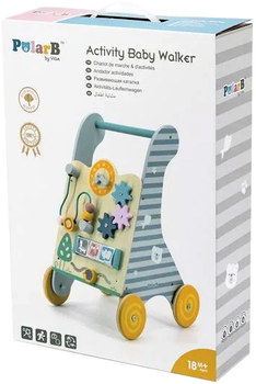 Дитячі ходунки на колесах Viga Toys PolarB з бізібордом (6971608440281)