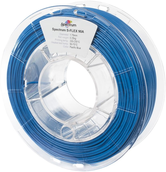 Filament do drukarek 3D Spectrum S-Flex 90A 1.75 mm 250 g Niebieski pacyfik (5903175651921)