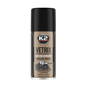 Змазка універсальна K2 Bond Vetrix Vaseline рідка синтетична біла аерозоль 140мл B400
