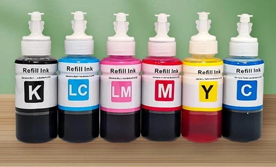 Комплект чернил Refill Ink для Epson L801 L800 L1800 L850 (70ml) 6шт