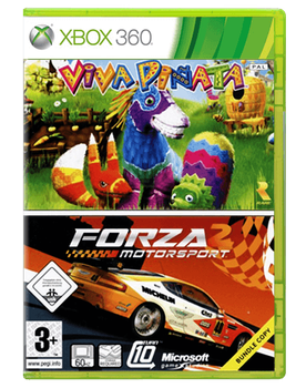 Игра Microsoft Xbox 360 Viva Pinata / Forza Motorsport 2 Английская Версия DVD 2шт Б/У